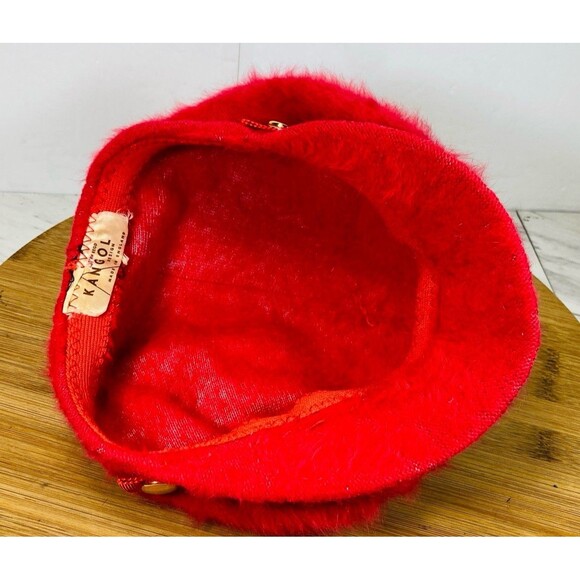 Vintage Women Furgora Mayfair KANGOL Hat Made In England One Size Red